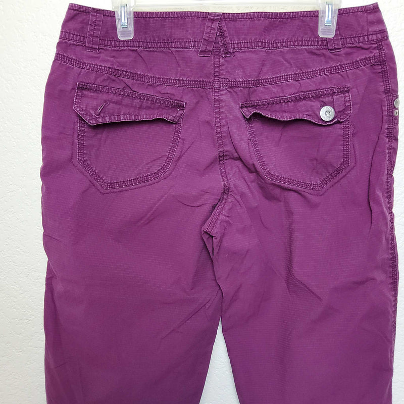 Liz & Co. Purple Cargo Shorts, Women's Size 10 - Trinity Thrift