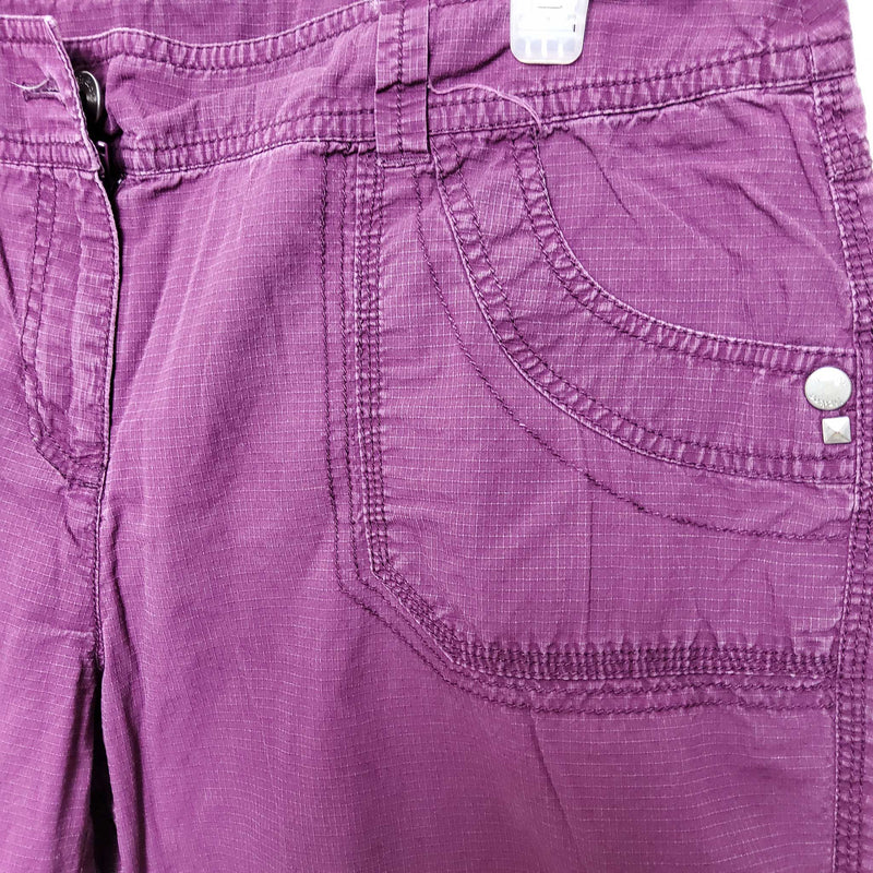 Liz & Co. Purple Cargo Shorts, Women's Size 10 - Trinity Thrift