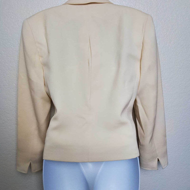 Liz Claiborne Cream Blazer, Women's Petite Size 6