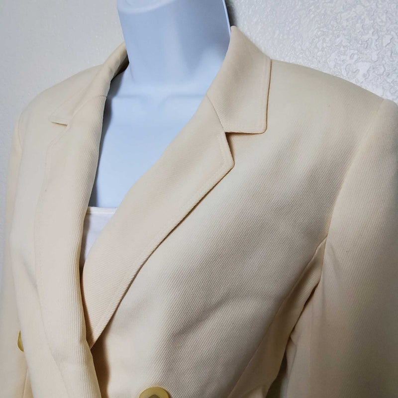 Liz Claiborne Cream Blazer, Women's Petite Size 6