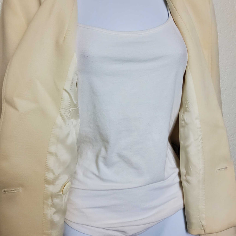 Liz Claiborne Cream Blazer, Women's Petite Size 6