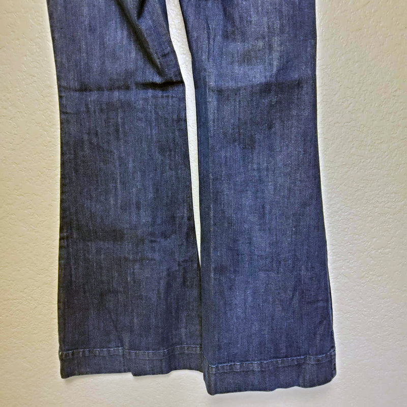 Mossimo Blue Wide Leg Jeans, Women's Size 2 - Trinity Thrift