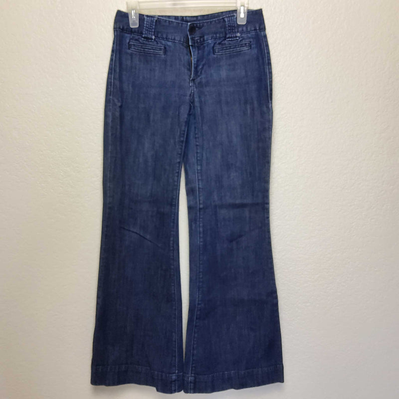 Mossimo Blue Wide Leg Jeans, Women's Size 2 - Trinity Thrift