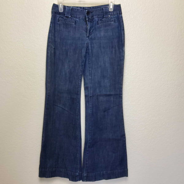 Mossimo Blue Wide Leg Jeans, Women's Size 2 - Trinity Thrift