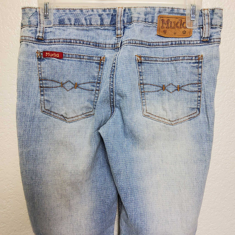 Mudd Blue Stonewash Jeans, Distressed - Trinity Thrift