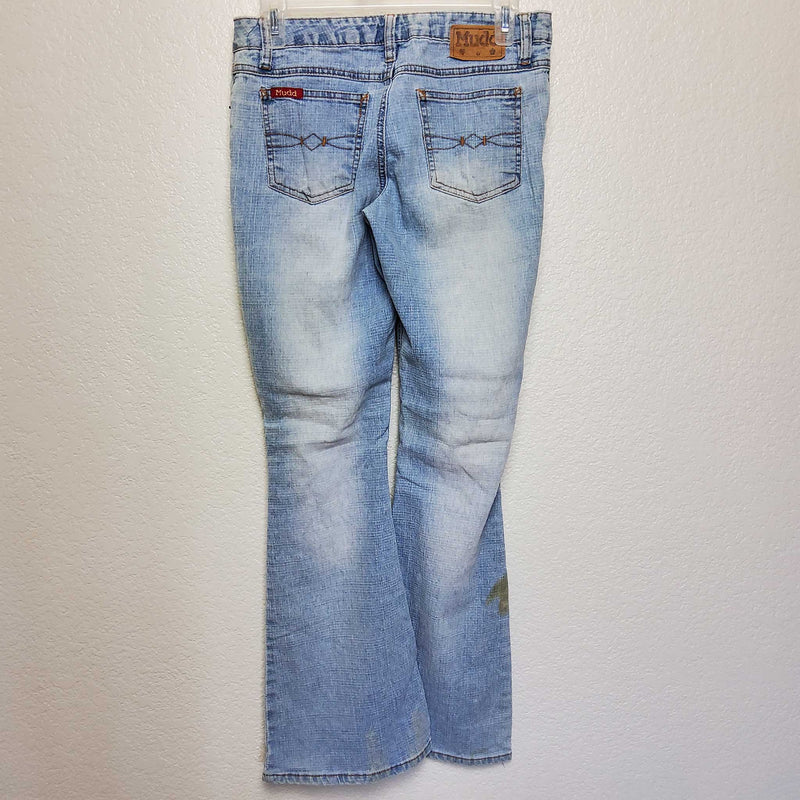 Mudd Blue Stonewash Jeans, Distressed - Trinity Thrift