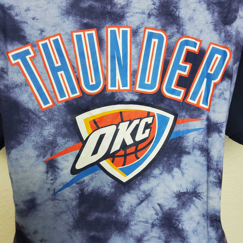 NBA Blue OKC Thunder Button-up Shirt, Women's Medium - Trinity Thrift