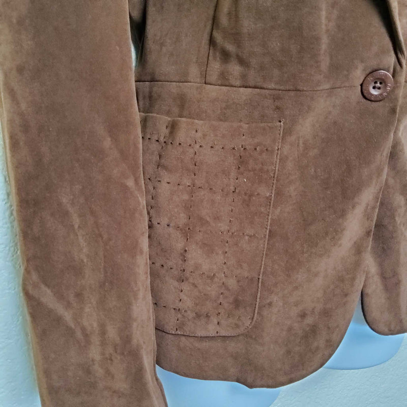 Norton McNaughton Brown Blazer, Women's Size 12 - Trinity Thrift