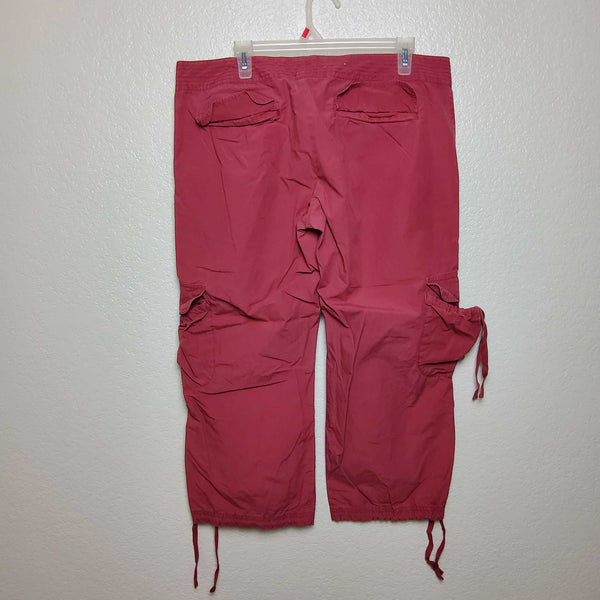 Old Navy Maroon Cargo Pants, Women's Size 14 - Trinity Thrift