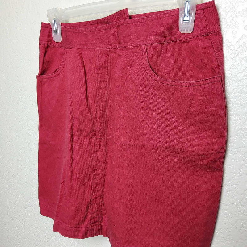 Old Navy Maroon Skirt with Pockets, Women's Size 6 - Trinity Thrift