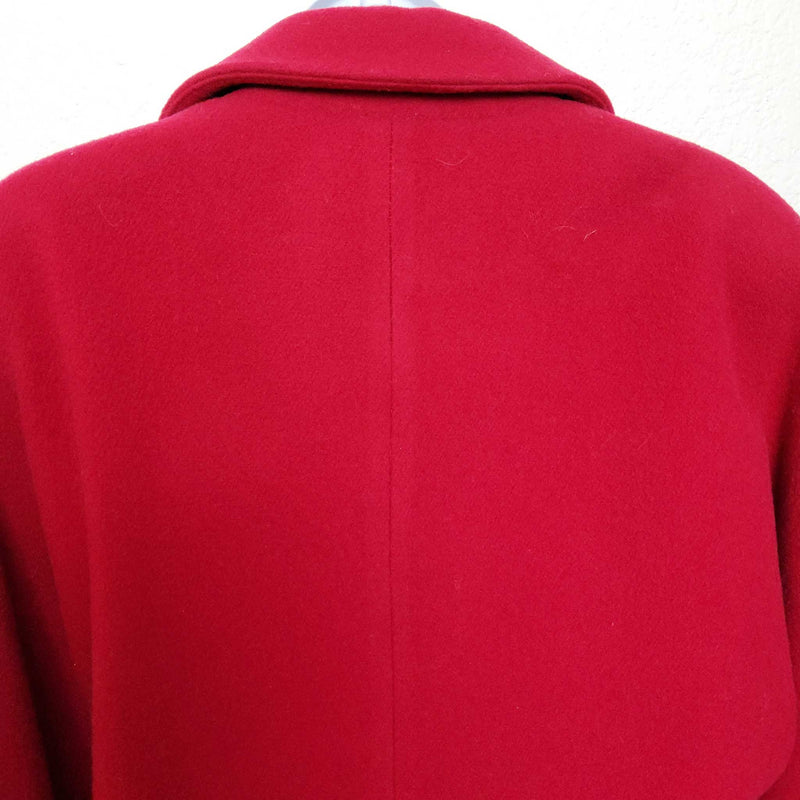 Paradox Red Double-Breasted Missy Style Peacoat, Women's Size 12 - Trinity Thrift