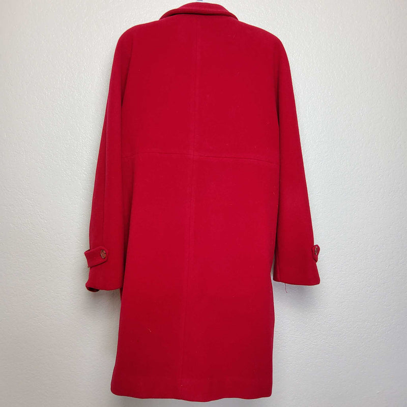 Paradox Red Double-Breasted Missy Style Peacoat, Women's Size 12 - Trinity Thrift