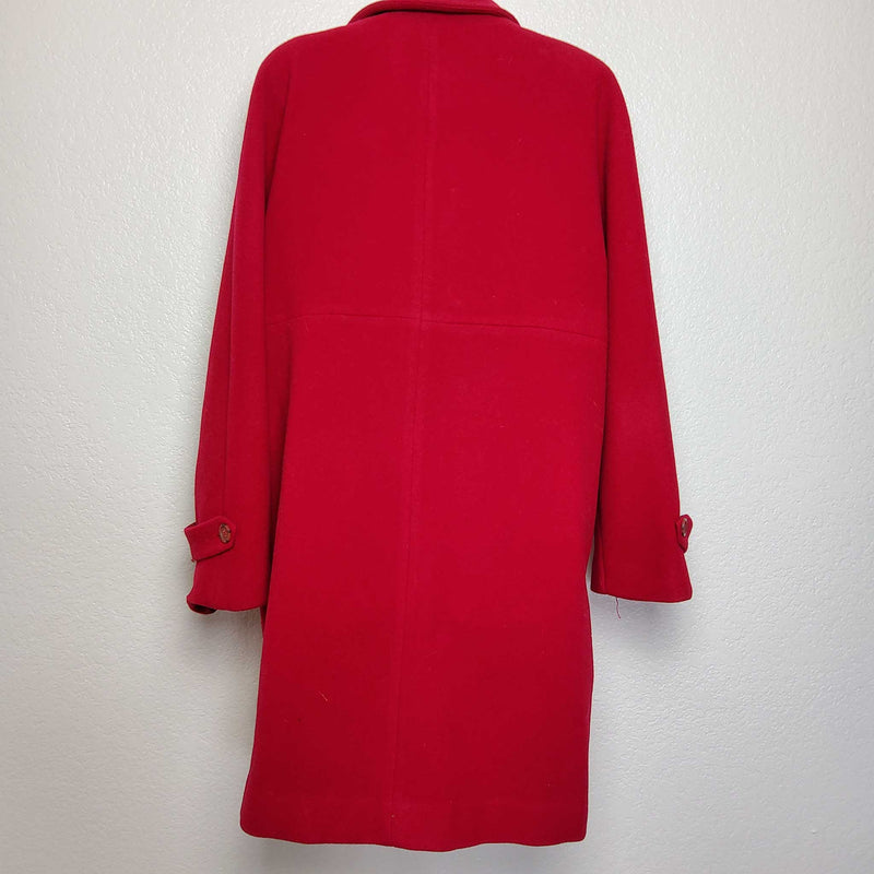 Paradox Red Double-Breasted Missy Style Peacoat, Women's Size 12 - Trinity Thrift