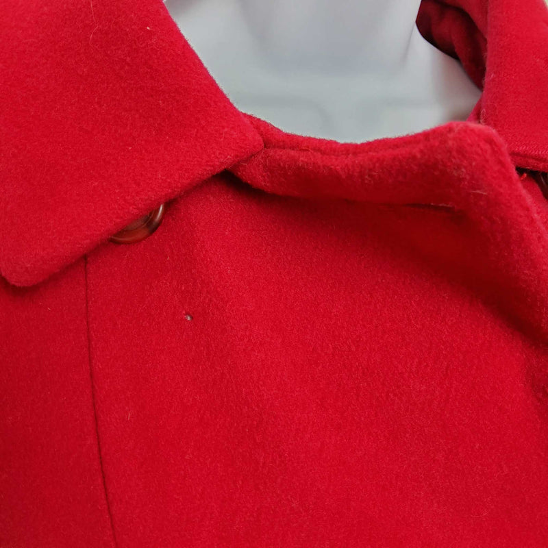 Paradox Red Double-Breasted Missy Style Peacoat, Women's Size 12 - Trinity Thrift