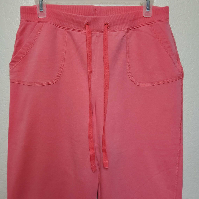 Silverwear Pink Capri Sweats with Drawstring Waist, Women's Large - Trinity Thrift