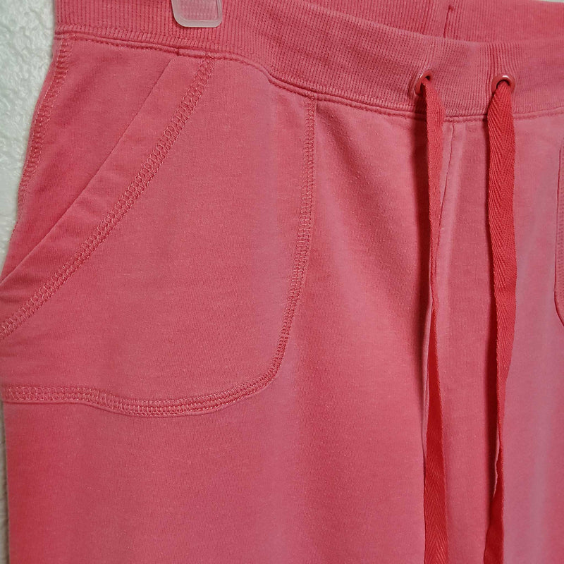 Silverwear Pink Capri Sweats with Drawstring Waist, Women's Large - Trinity Thrift