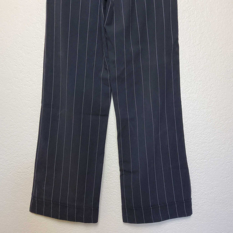 Speechless Black Pinstripe Pants, Women's Small - Trinity Thrift