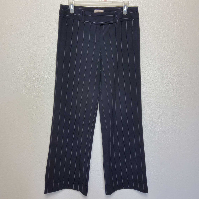 Speechless Black Pinstripe Pants, Women's Small - Trinity Thrift