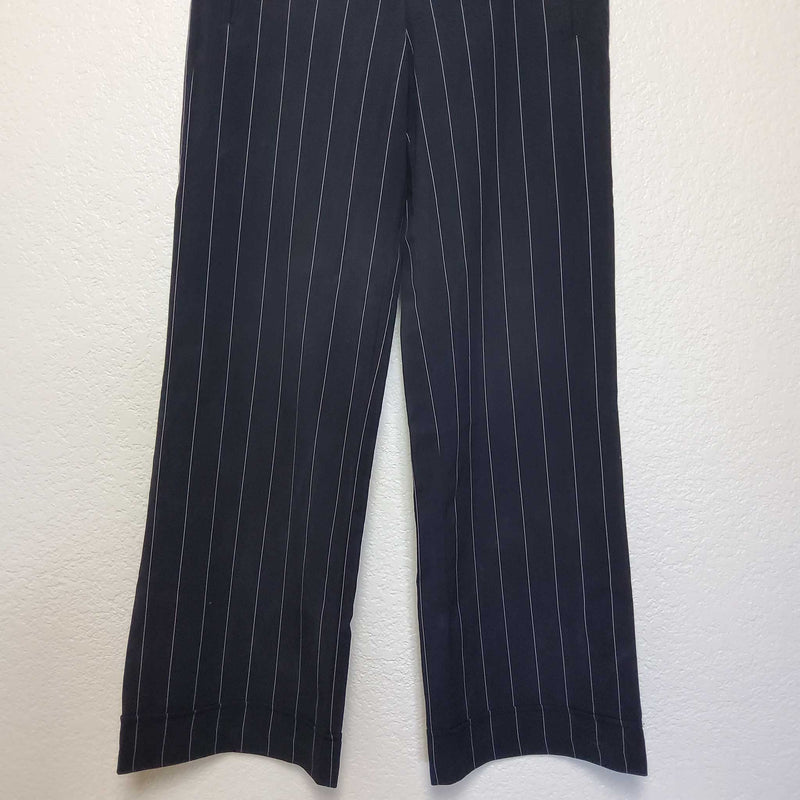 Speechless Black Pinstripe Pants, Women's Small - Trinity Thrift