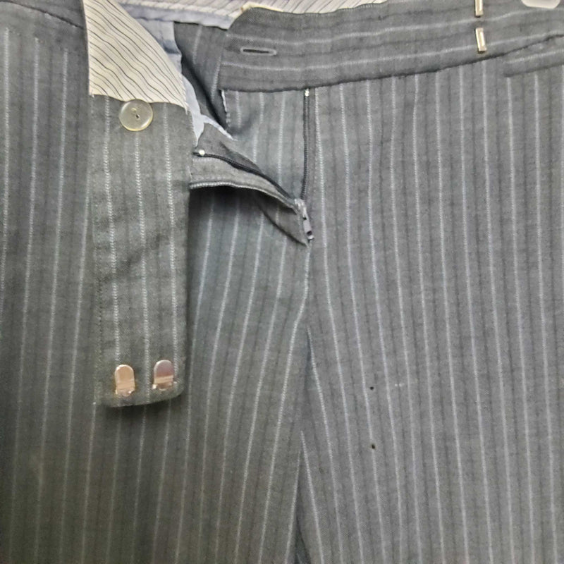 Star City bobbi Style Gray Pinstripe Pants, Women's Size 2 - Trinity Thrift