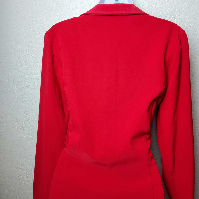 Steps Red Blazer, Women's Size Medium