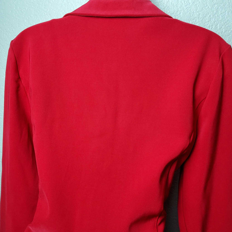 Steps Red Blazer, Women's Size Medium