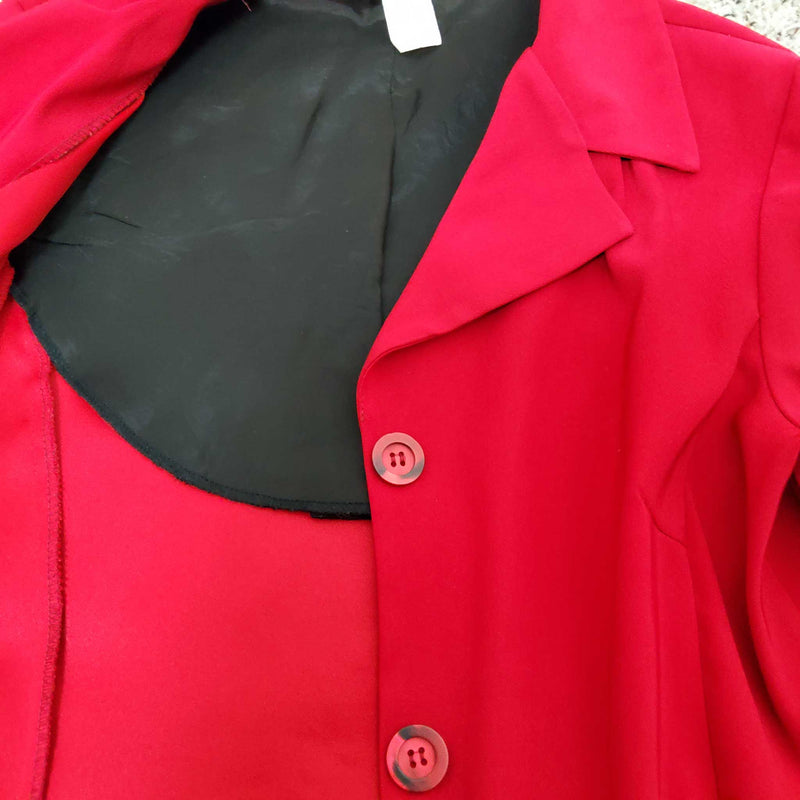 Steps Red Blazer, Women's Size Medium