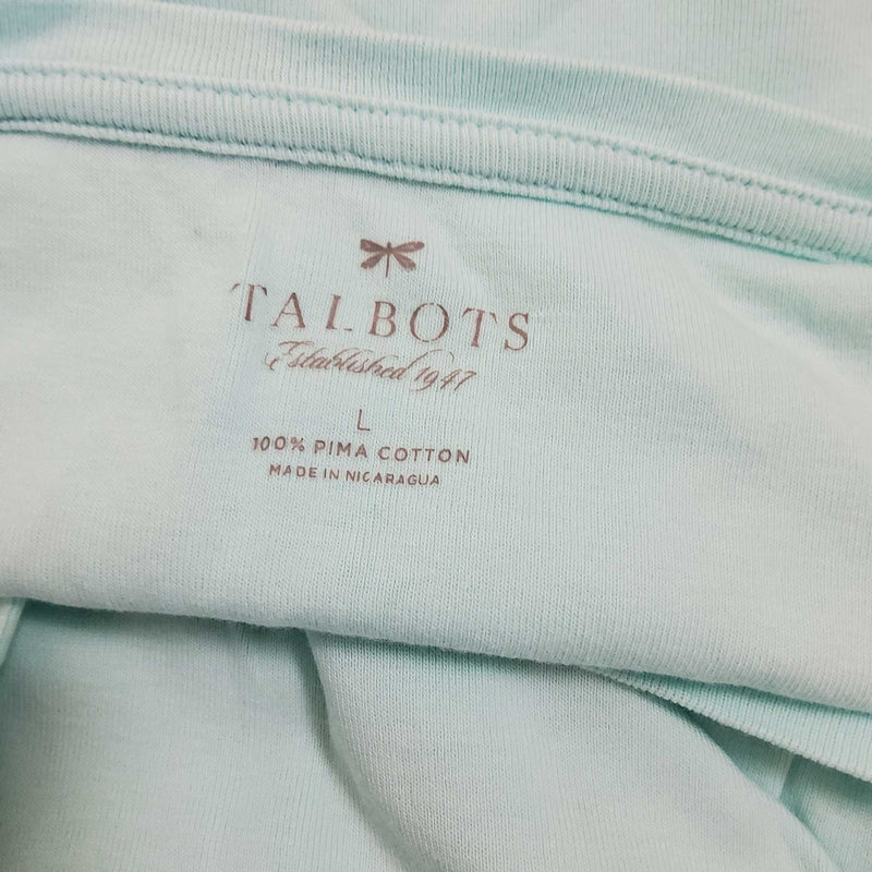 Talbot's Turquoise Long-Sleeve Shirt, Women's Large - Trinity Thrift