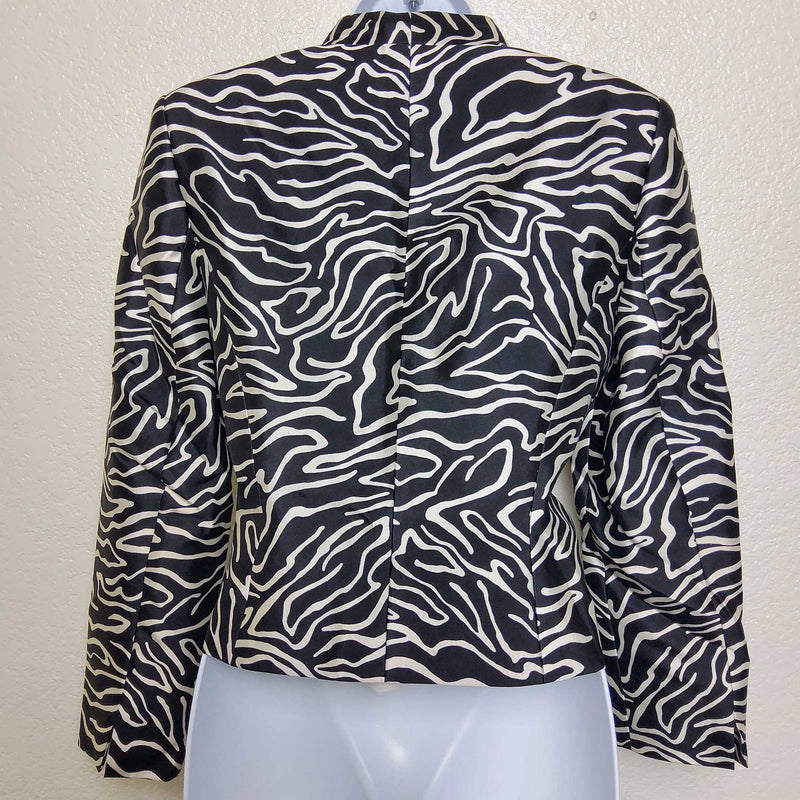 Talbots Petites Black & White Blazer, Women's Size 6