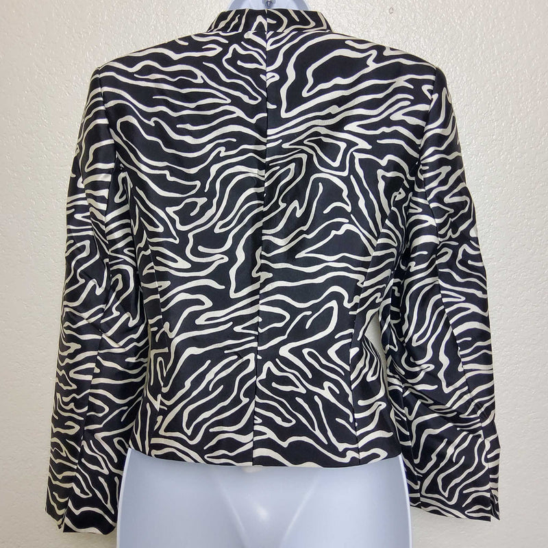 Talbots Petites Black & White Blazer, Women's Size 6