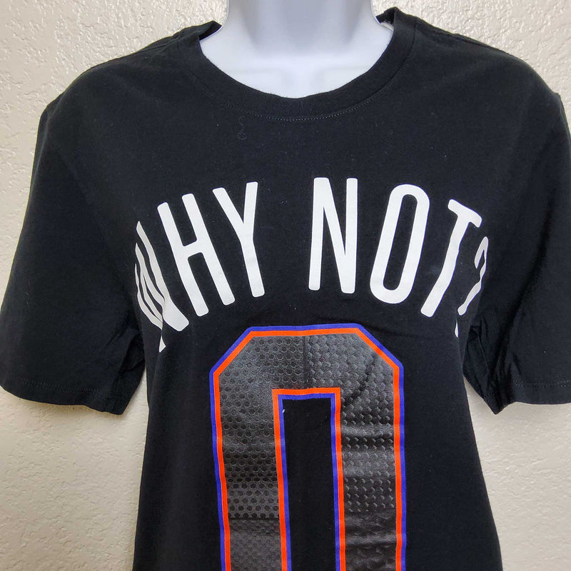 Vintage Russell Westbrook "0" Why Not Jersey Tee Shirt, Women's Medium - Trinity Thrift