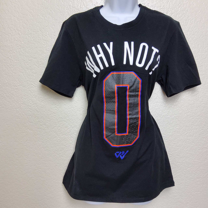 Vintage Russell Westbrook "0" Why Not Jersey Tee Shirt, Women's Medium - Trinity Thrift