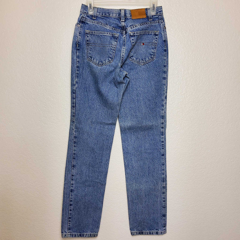 Vintage Tommy Hilfiger Blue Straight Leg Jeans, Women's Size 2 - Trinity Thrift