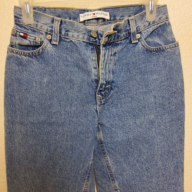 Vintage Tommy Hilfiger Blue Straight Leg Jeans, Women's Size 2 - Trinity Thrift