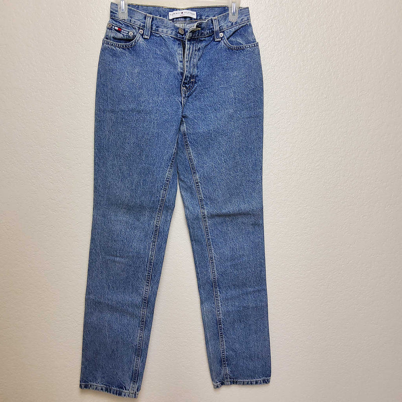 Vintage Tommy Hilfiger Blue Straight Leg Jeans, Women's Size 2 - Trinity Thrift