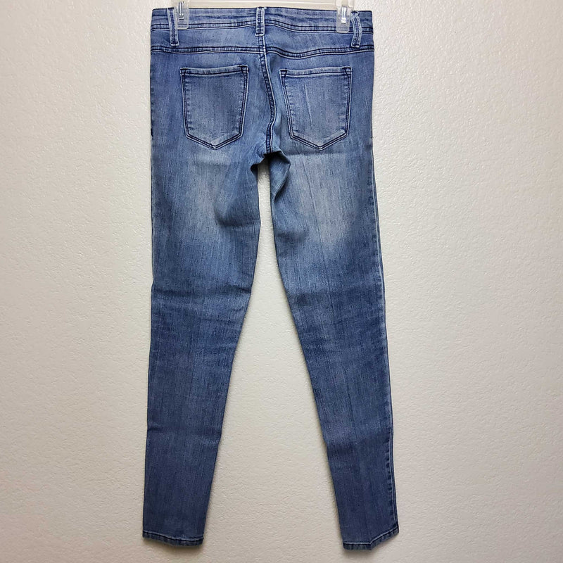 Wet Seal Blue Straight Leg Jeans, Women's Small - Trinity Thrift