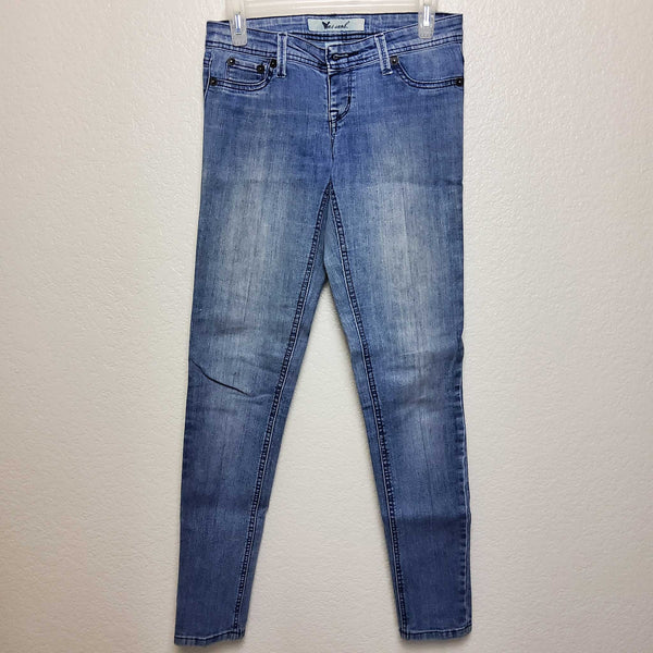 Wet Seal Blue Straight Leg Jeans, Women's Small - Trinity Thrift