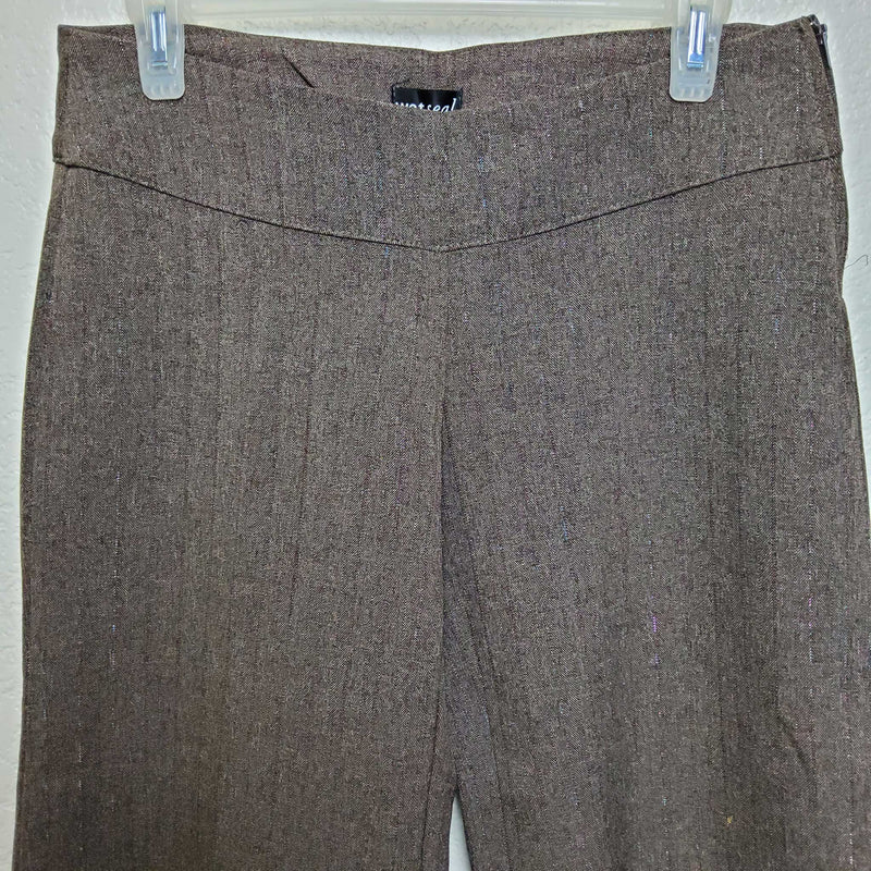 Wet Seal Brown Wide Leg Capris, Women's Medium - Trinity Thrift