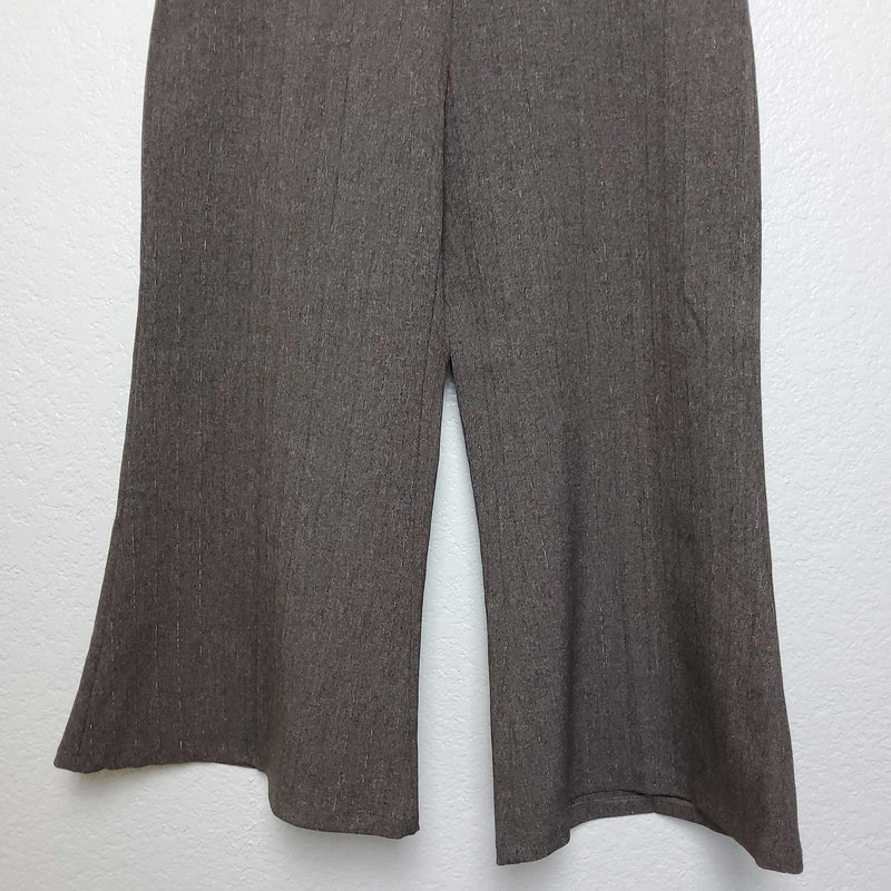 Wet Seal Brown Wide Leg Capris, Women's Medium - Trinity Thrift