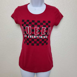 Wound Up Pink Queen of Everything Tee, Women's Extra Small - Trinity Thrift