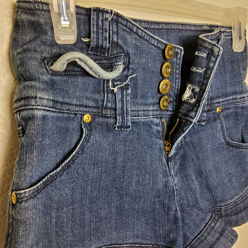 YouNique Blue High-Waisted Jean Shorts, Women's Size 7 - Trinity Thrift